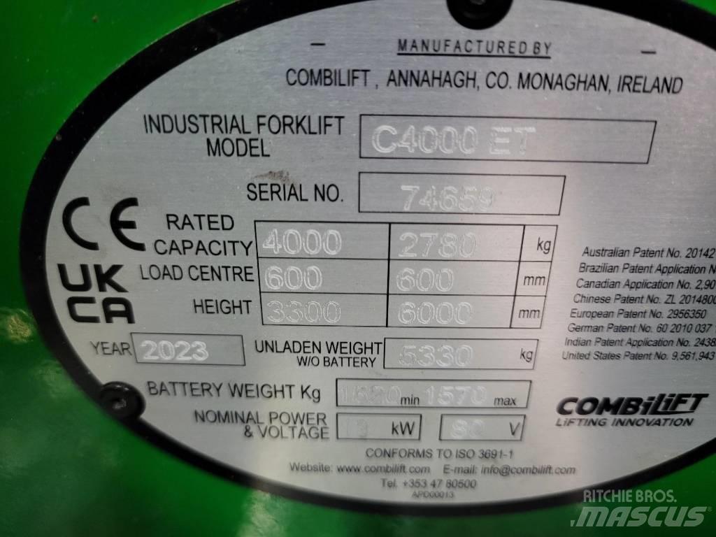 Combilift C4000ET 4-x ходовые ричтраки