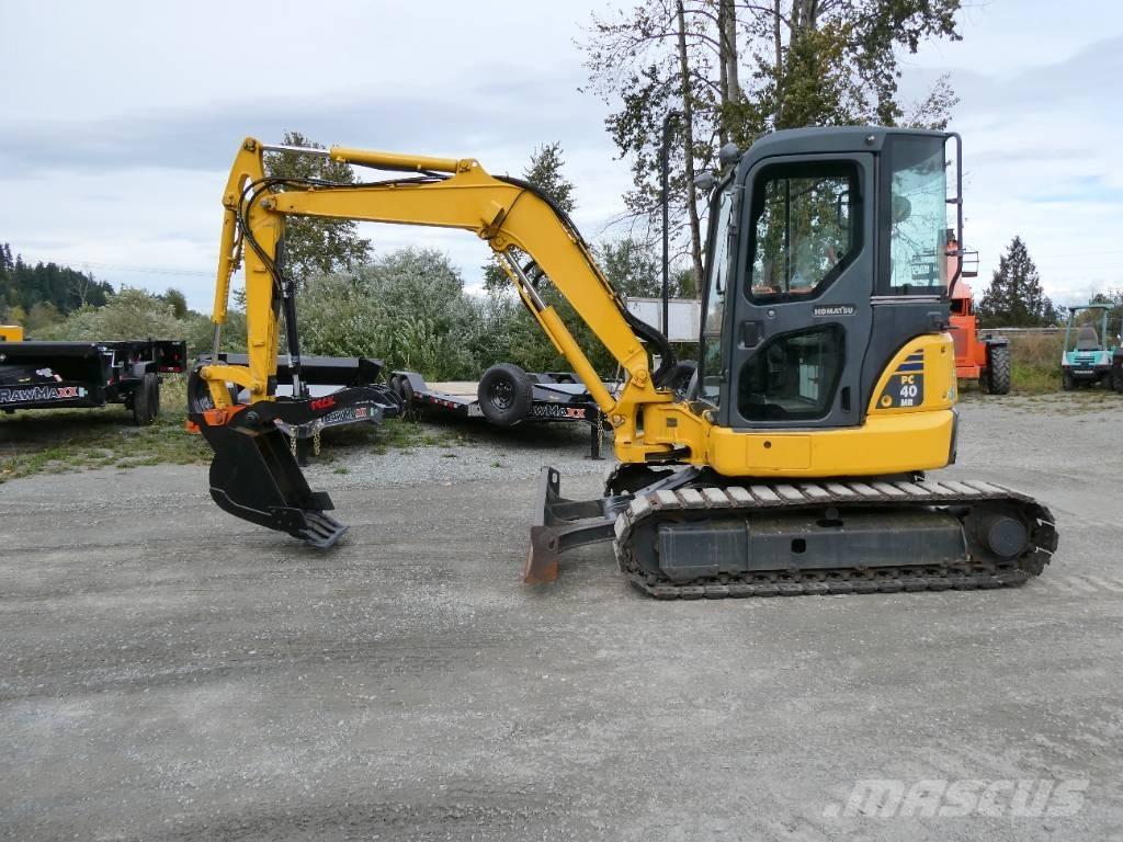 Komatsu PC 40 MR-3 Мини-экскаваторы