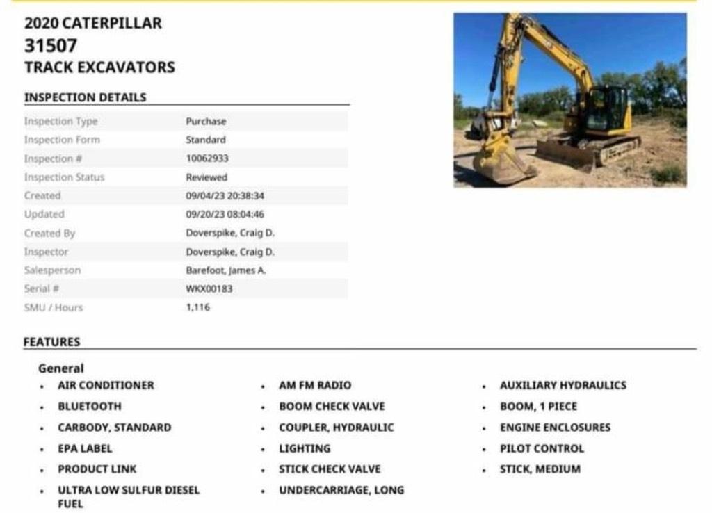 CAT 315 Гусеничные экскаваторы