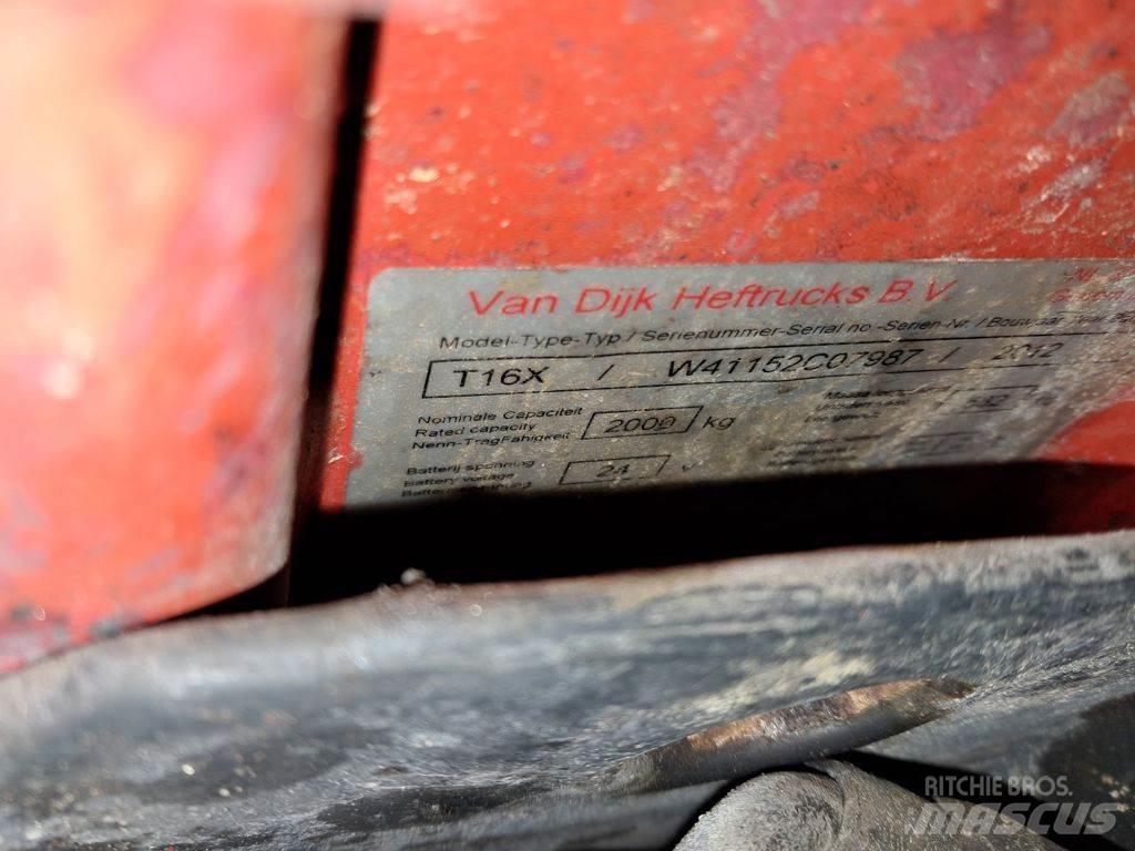 Linde T16X Ручные электрические тележки
