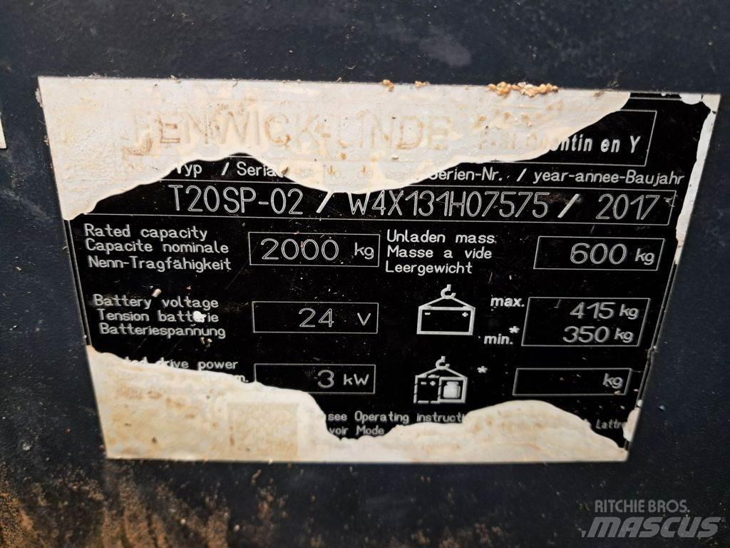 Linde T20SP-02 Ручные электрические тележки