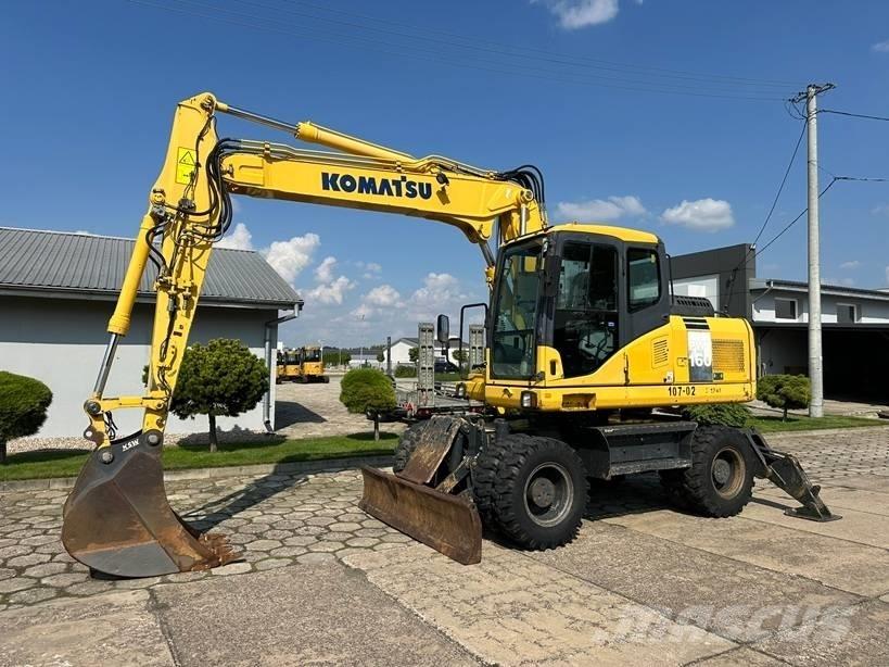 Komatsu PW 160-7E0 Колёсные экскаваторы