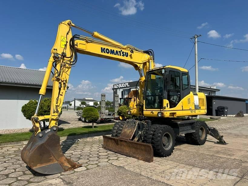 Komatsu PW 160-7E0 Колёсные экскаваторы