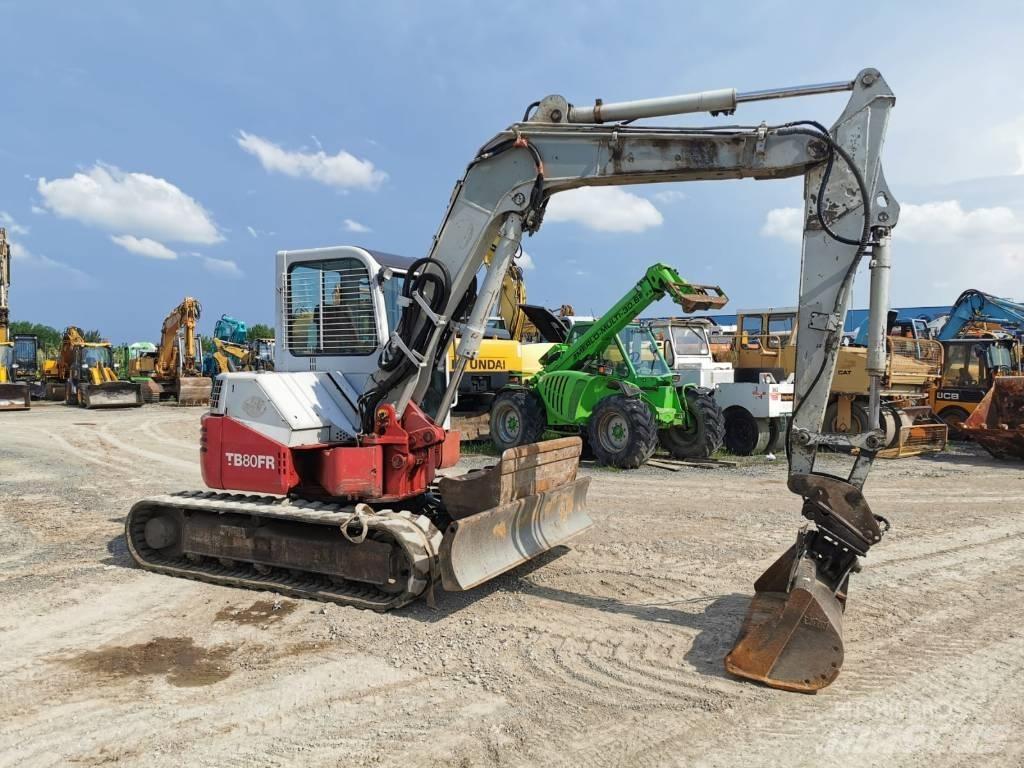 Takeuchi TB80FR Малые экскаваторы 7т-12т