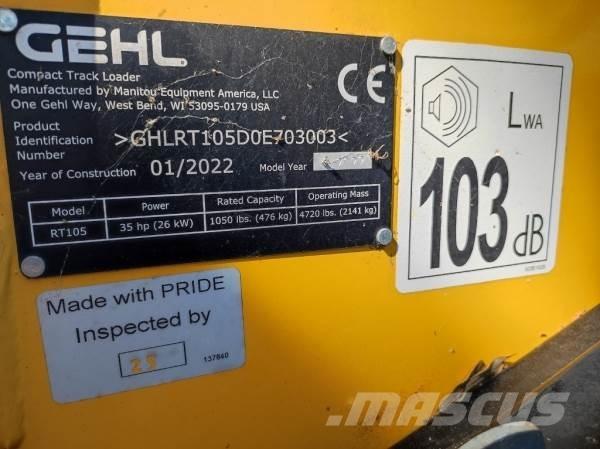 Gehl RT105 Гусеничные фронтальные погрузчики