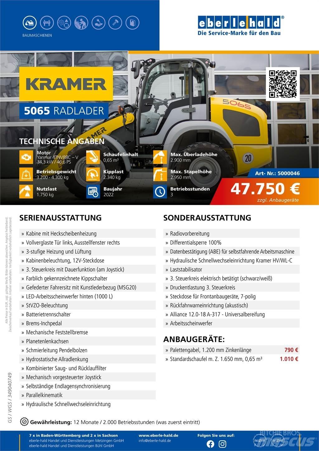 Kramer 5065 Фронтальные погрузчики