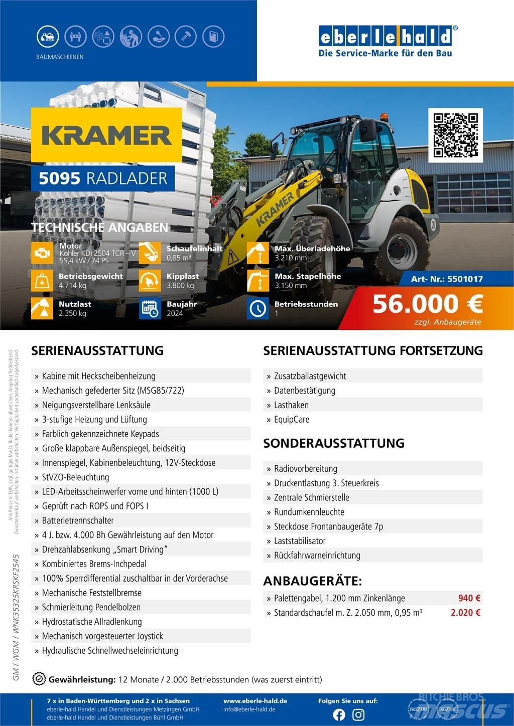 Kramer 5095 Фронтальные погрузчики