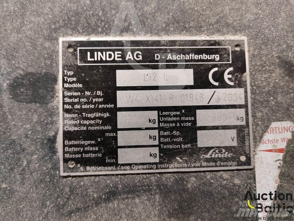 Linde L12 L Ручные штабелёры с электроподъёмом