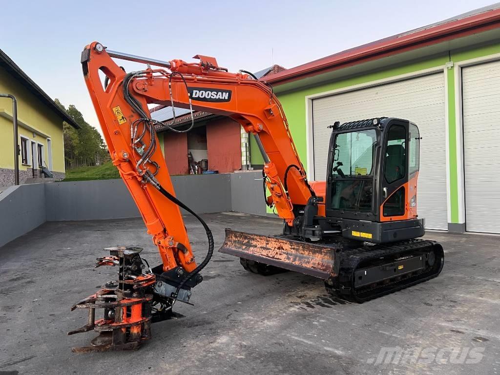 Doosan DX85R-3 Малые экскаваторы 7т-12т