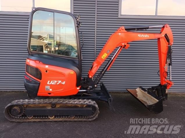 Kubota u27-4 Мини-экскаваторы