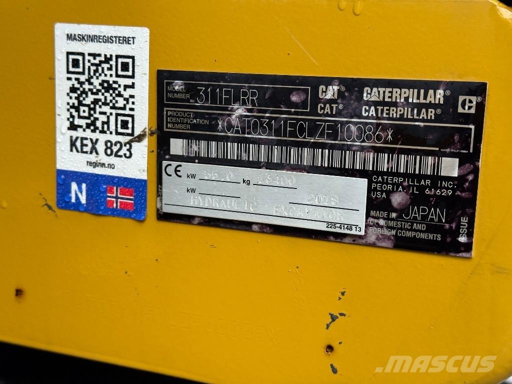 CAT 311 FL RR Гусеничные экскаваторы
