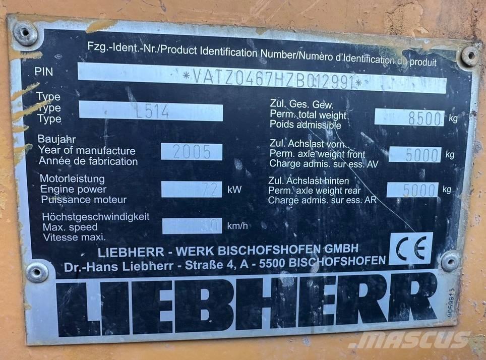 Liebherr L 514 Фронтальные погрузчики