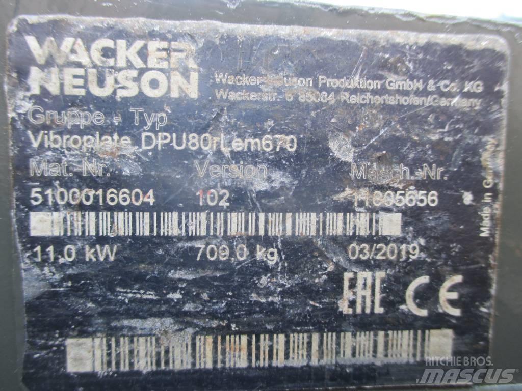 Wacker Neuson DPU 80 Виброплиты и вибротрамбовки