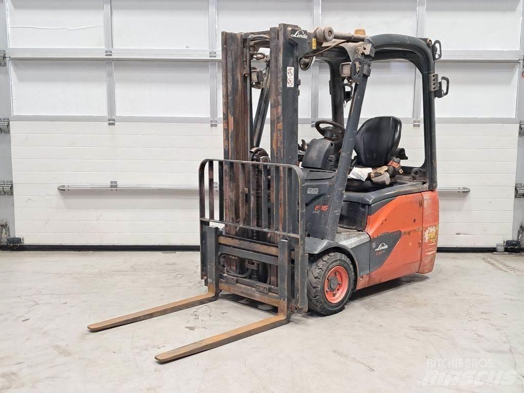Linde E16C-02 Электропогрузчики
