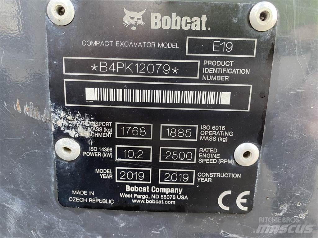 Bobcat E19 Колёсные экскаваторы