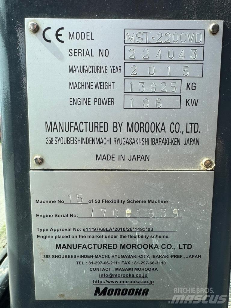 Morooka MST 2200 V D Гусеничные самосвалы