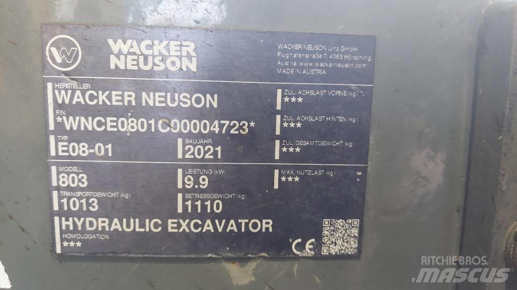 Wacker Neuson 803 Гусеничные экскаваторы