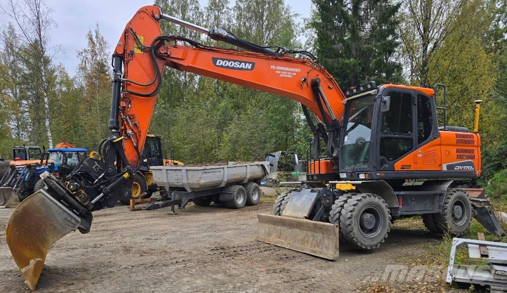 Doosan DX 170 W-5 Колёсные экскаваторы