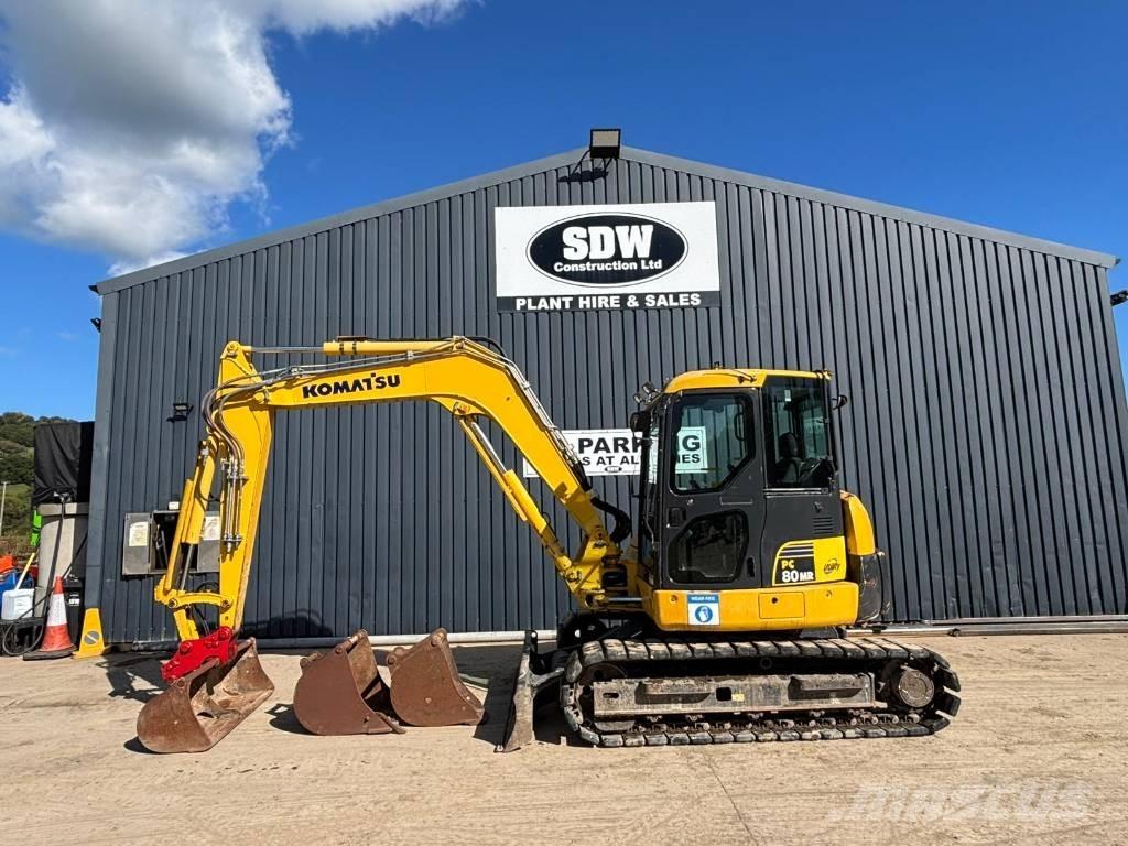 Komatsu PC 80 MR Малые экскаваторы 7т-12т