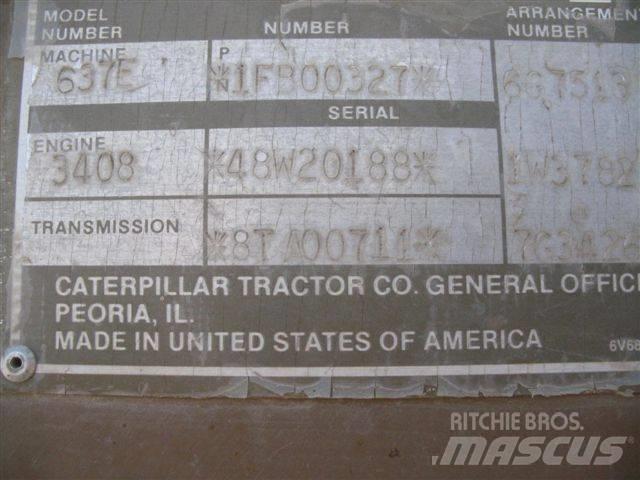 CAT 637E Скреперы