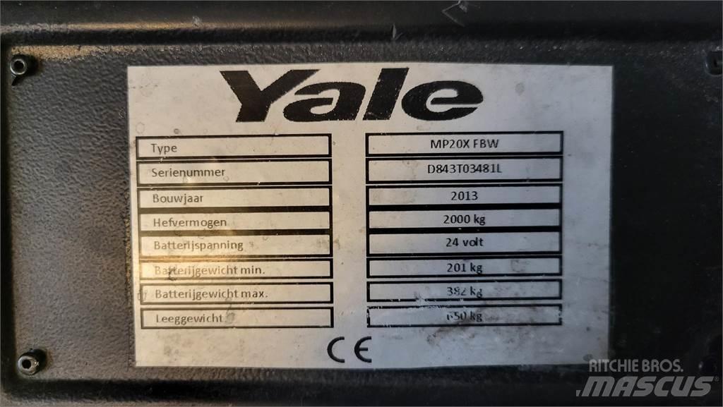 Yale MP20X 2013 Ручные электрические тележки