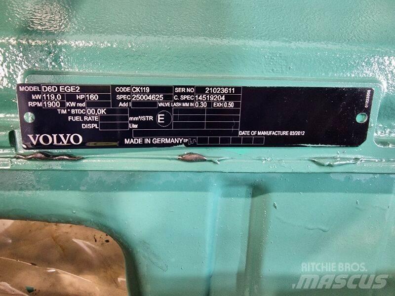 Volvo D6D EGE2 Двигатели