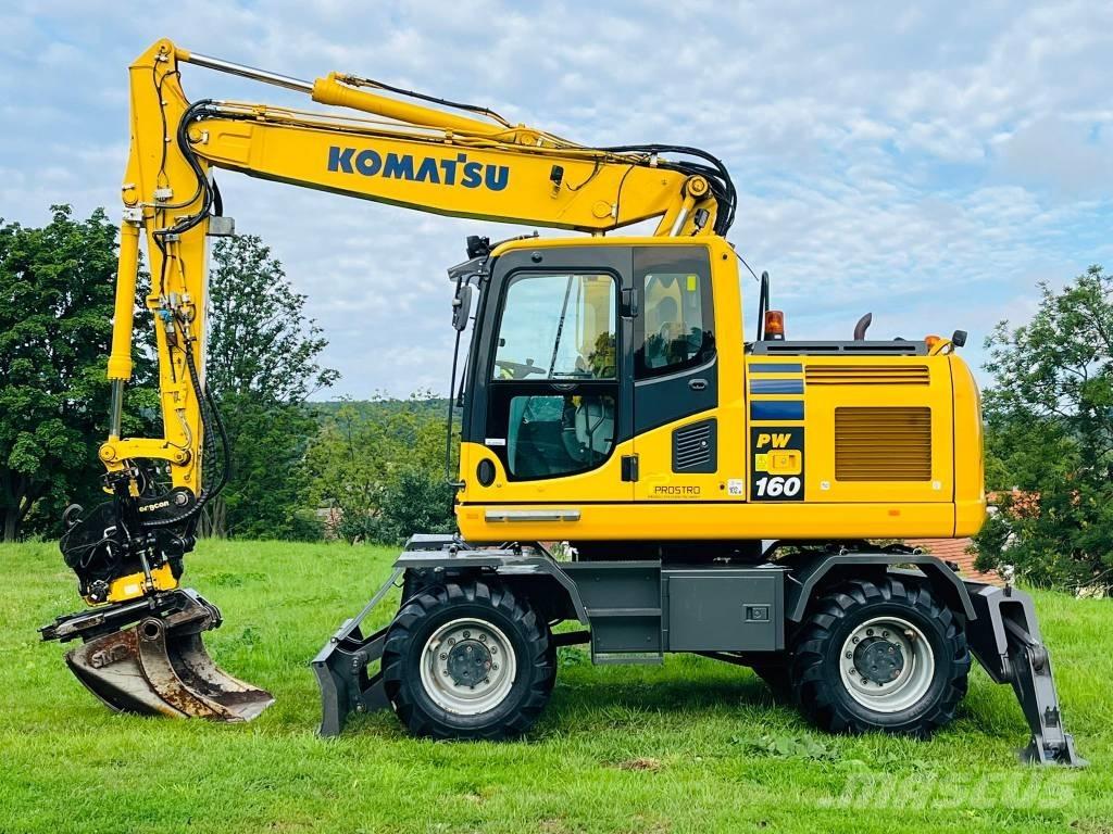 Komatsu PW 160 - 10 Колёсные экскаваторы
