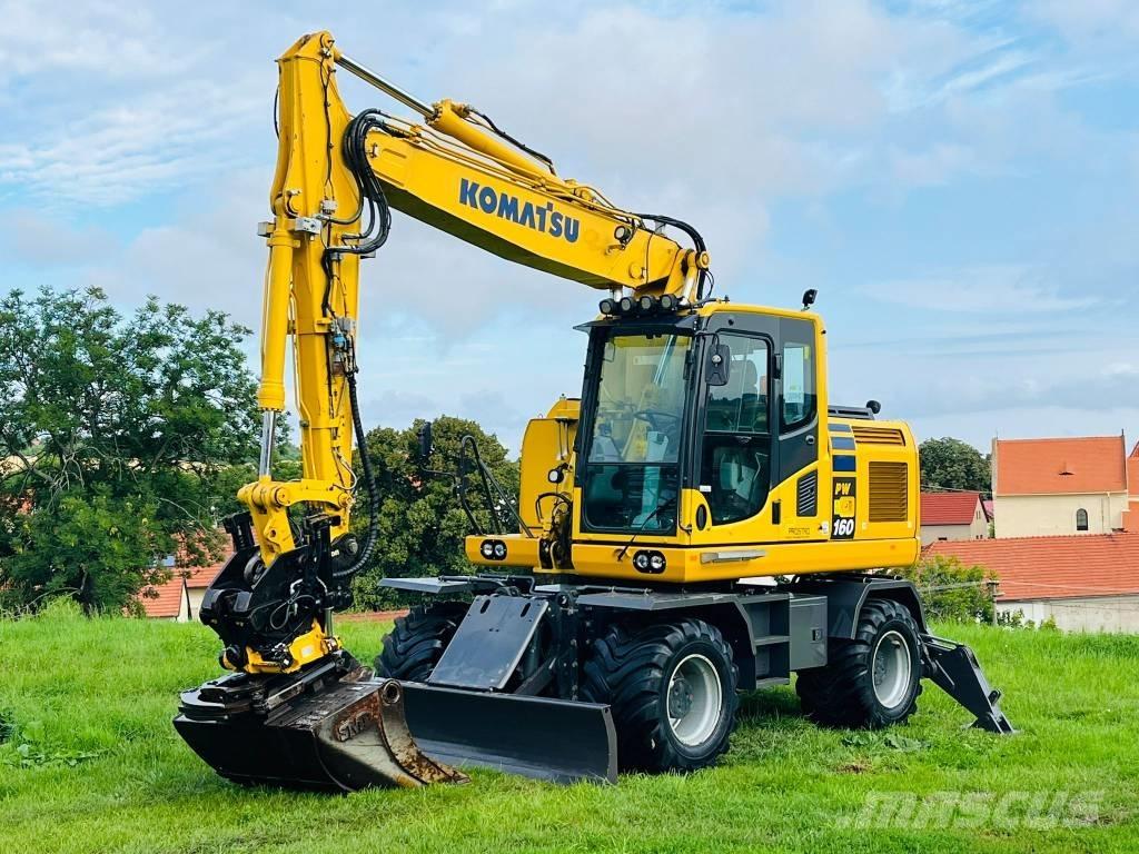 Komatsu PW 160 - 10 Колёсные экскаваторы