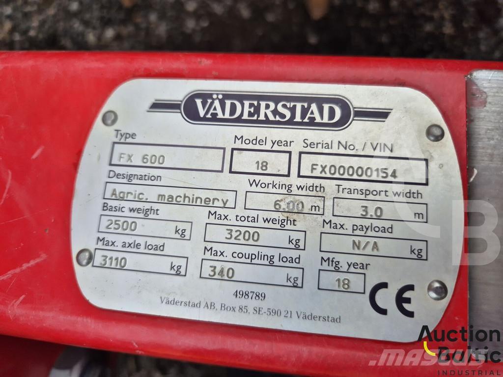 Väderstad FX 600 Культиваторы сплошные