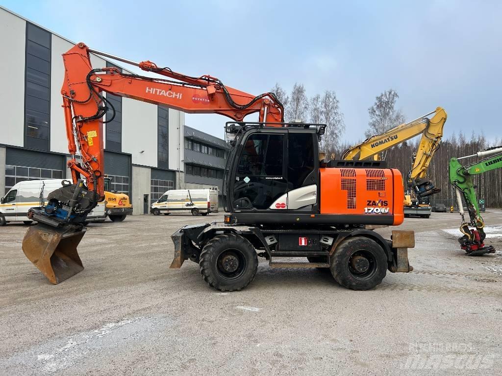 Hitachi ZX 170 W-6 Колёсные экскаваторы