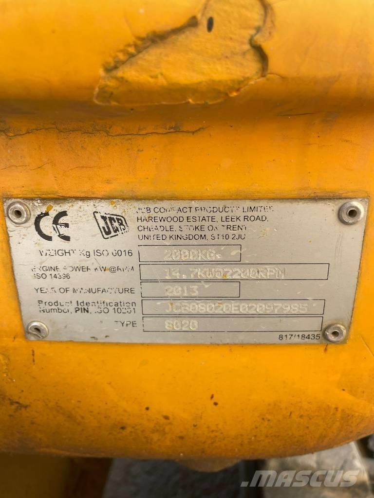 JCB 8020 Мини-экскаваторы