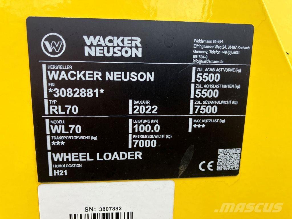 Wacker WL 70 Фронтальные погрузчики