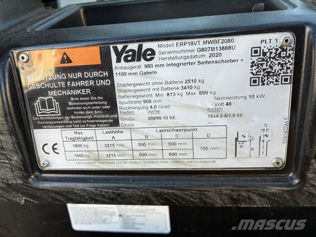 Yale ERP 18VT Электропогрузчики