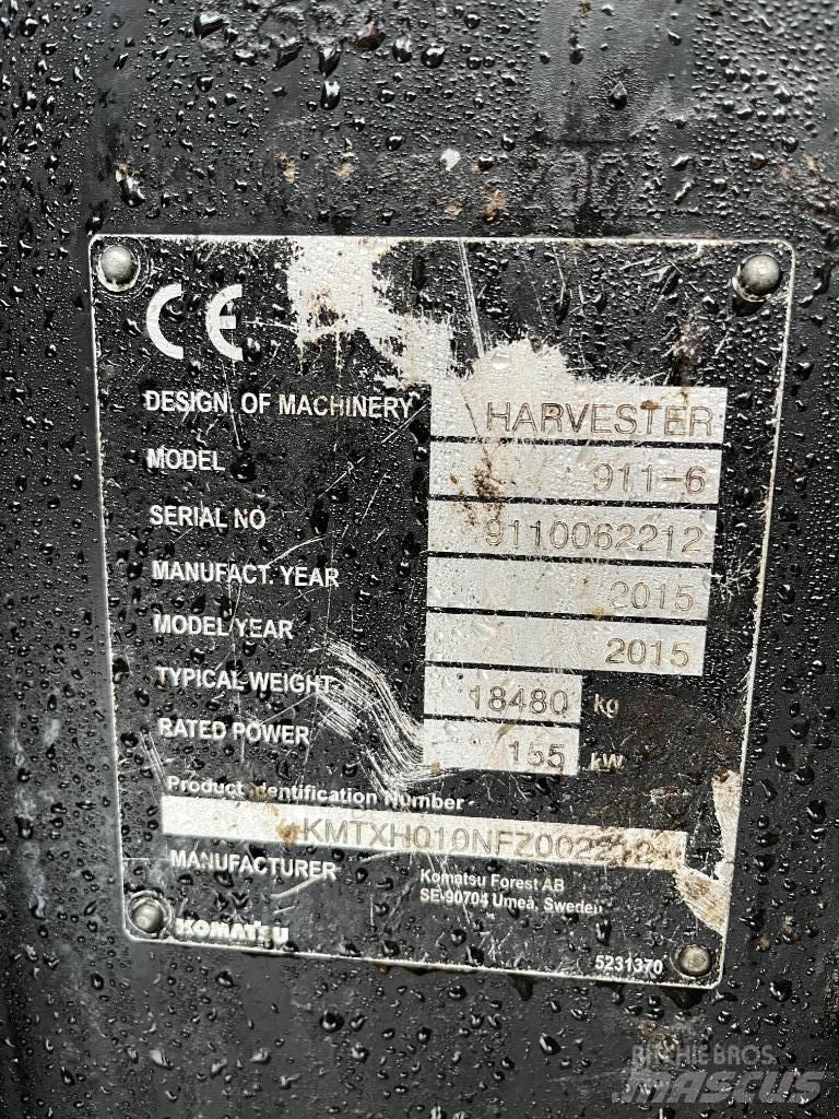 Komatsu 911.6 Харвестеры