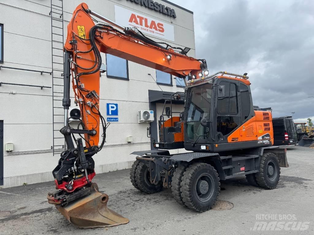 Doosan DX 165 W-5 Колёсные экскаваторы