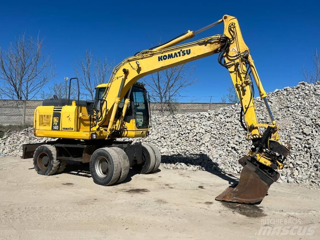 Komatsu PW 140-7 Колёсные экскаваторы