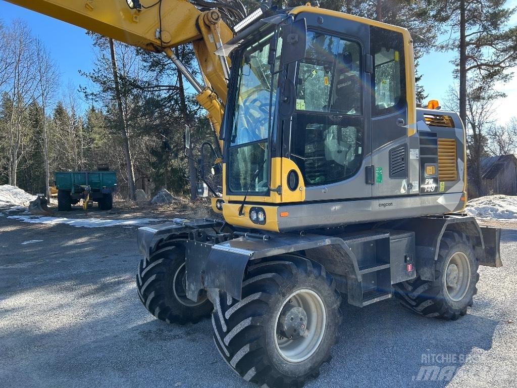 Komatsu PW148 -10 Колёсные экскаваторы