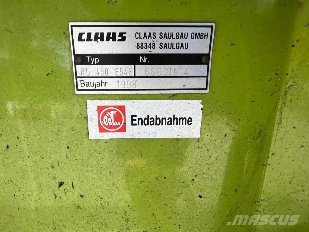 CLAAS RU 450 Самоходные кормоуборочные комбайны