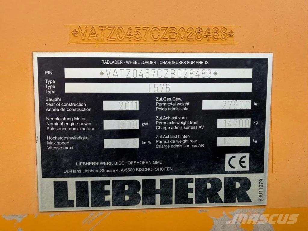 Liebherr L576 Фронтальные погрузчики