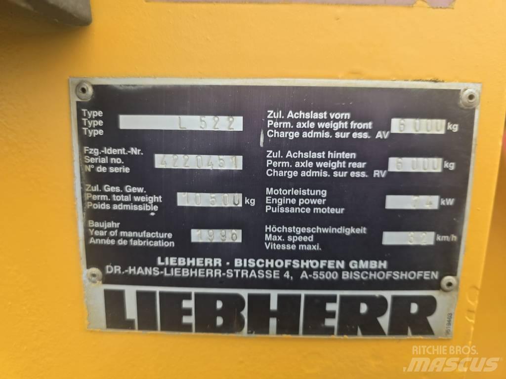 Liebherr L 522 Трактора