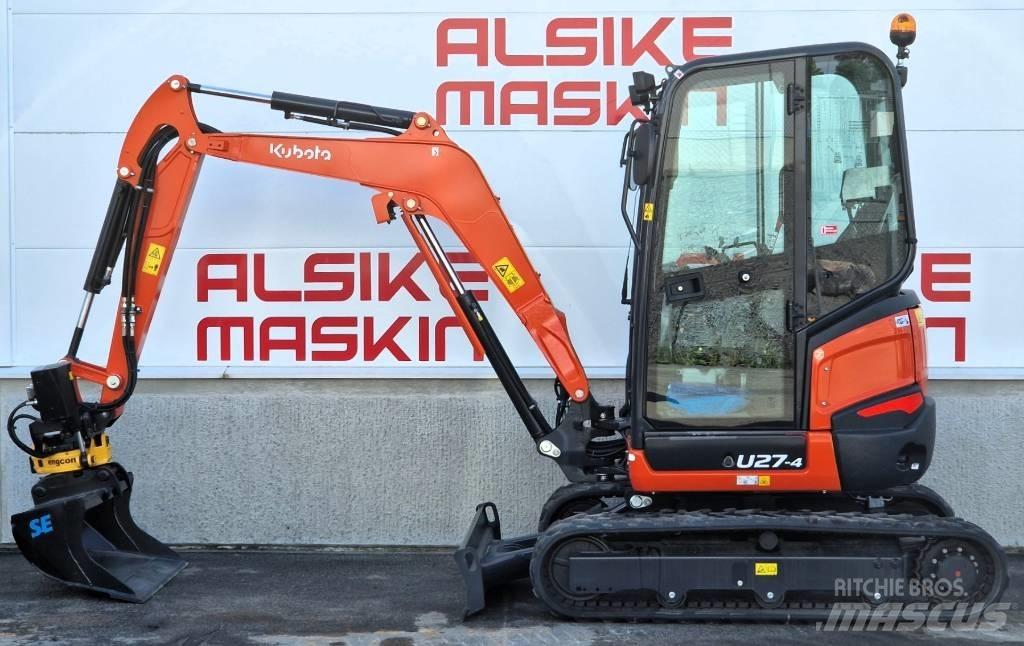 Kubota U 27-4 Мини-экскаваторы