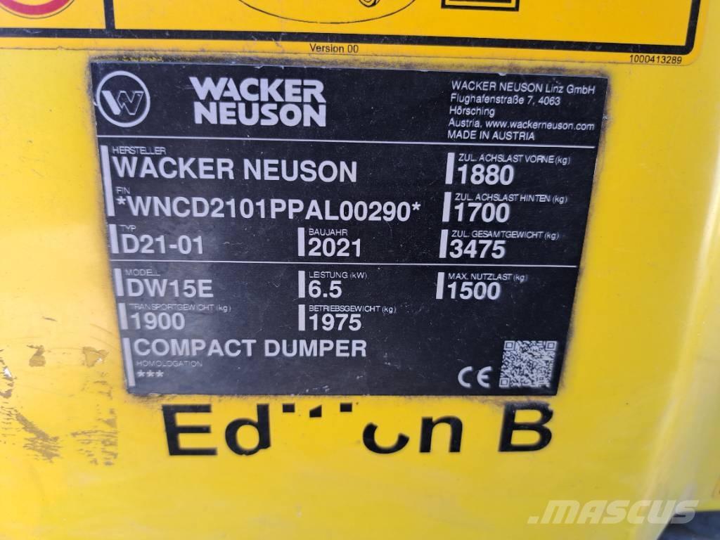 Wacker Neuson DW15e Мини-самосвалы