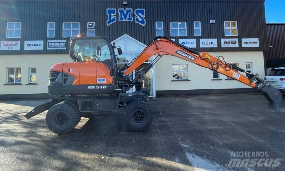 Doosan Dx57W-7 Колёсные экскаваторы
