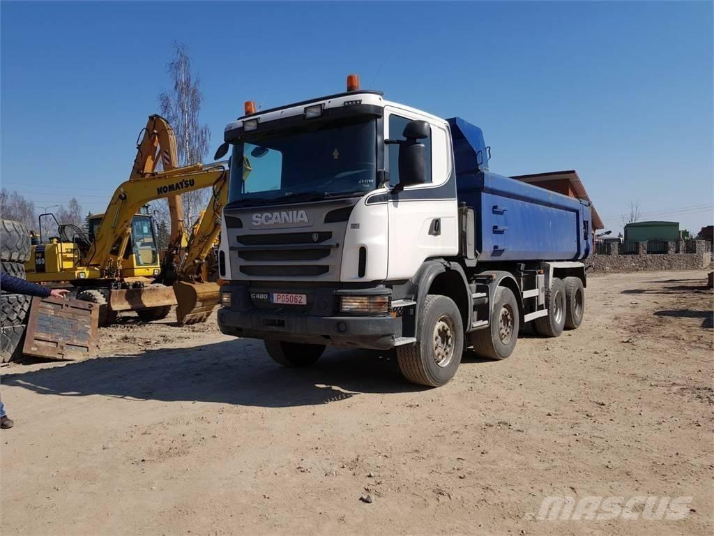 Scania G480 8x4 Скиповые погрузчики