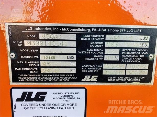 JLG 450 AJ II Коленчатые подъемники