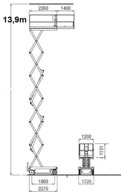 Iteco IT 12122 Ножничные подъемники