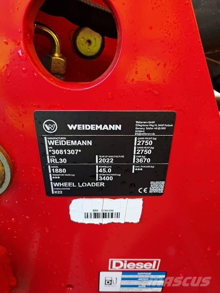 Weidemann 1880 Фронтальные погрузчики