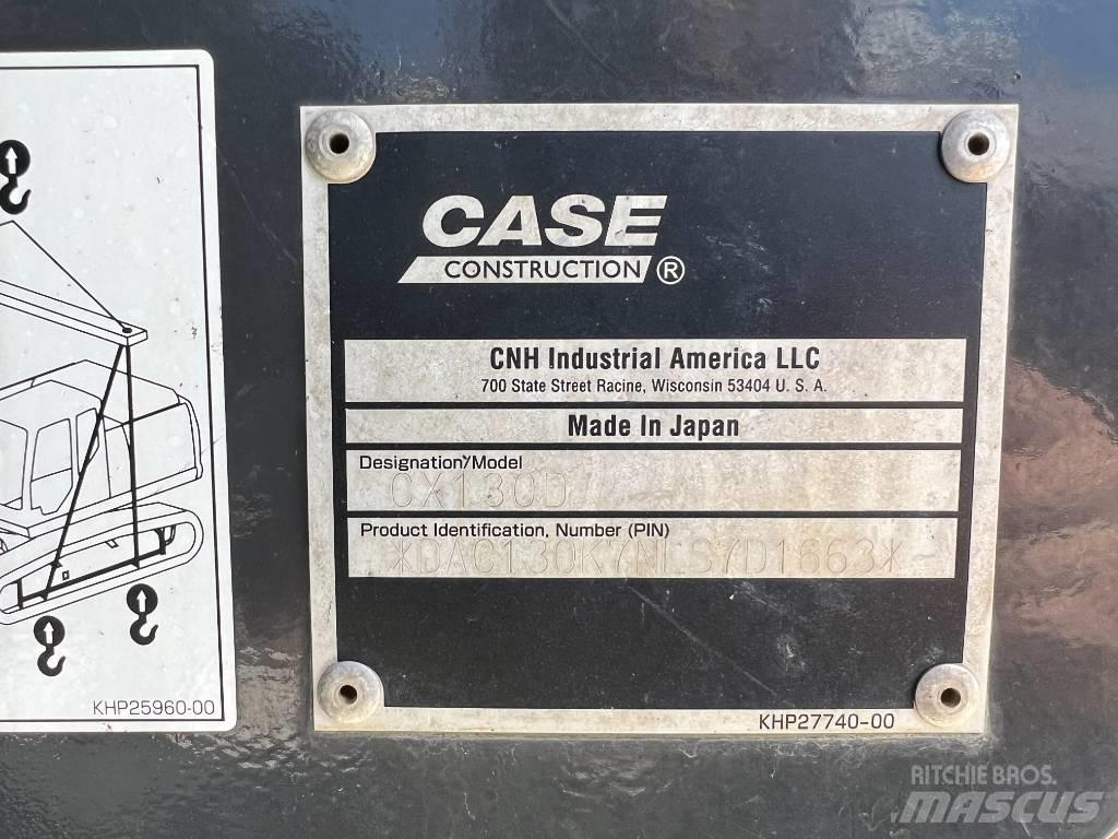 CASE CX 130 D Гусеничные экскаваторы