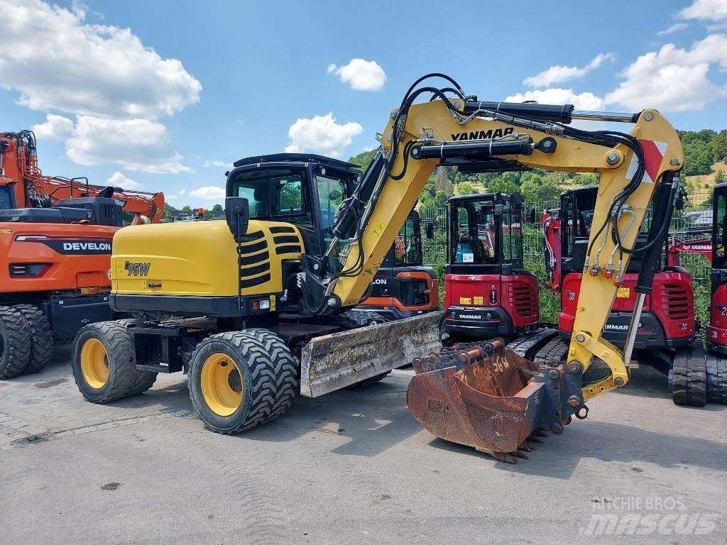 Yanmar B 95 W Колёсные экскаваторы
