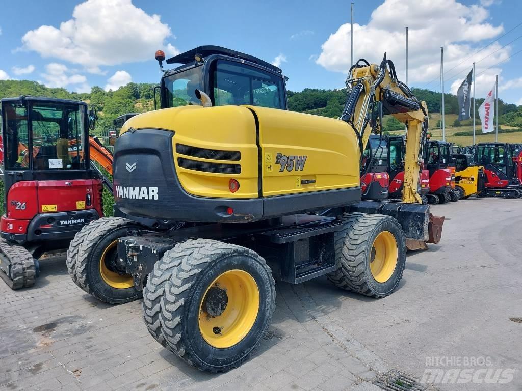 Yanmar B 95 W Колёсные экскаваторы